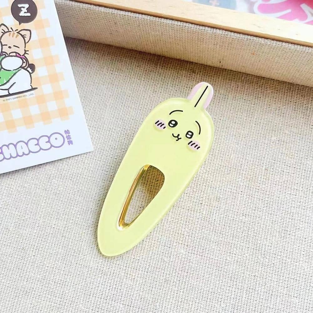 Kawaii risanka Chiikawa Self-mocking Bear Akrilna sponka za račji kljun ...